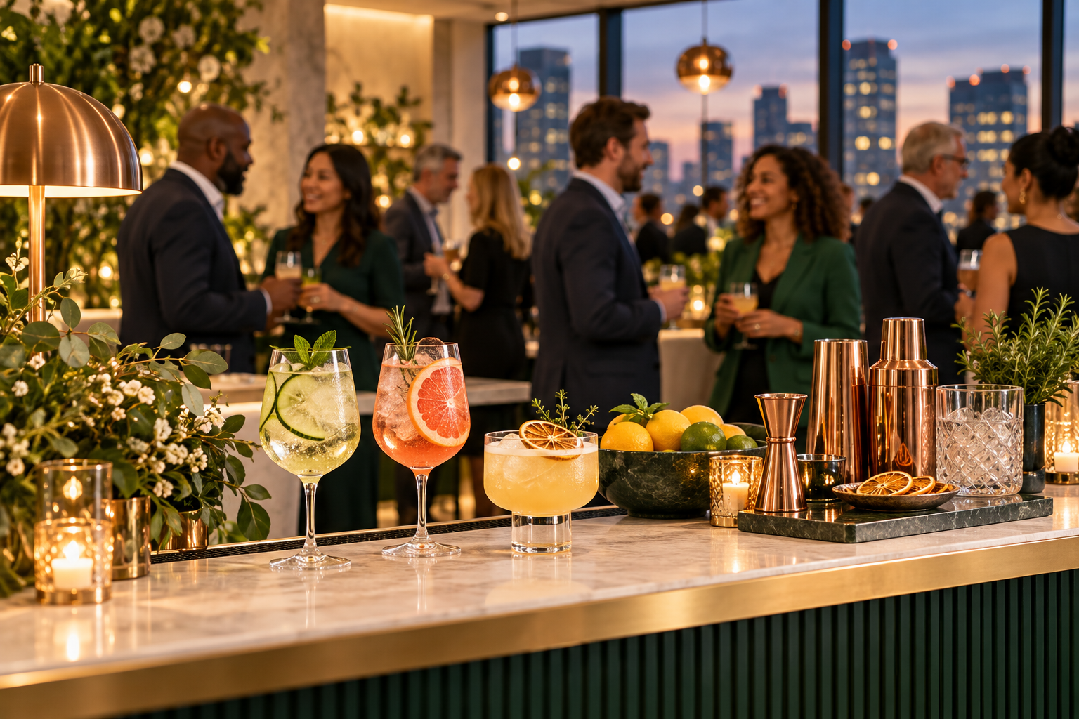corporate events bar inspiration